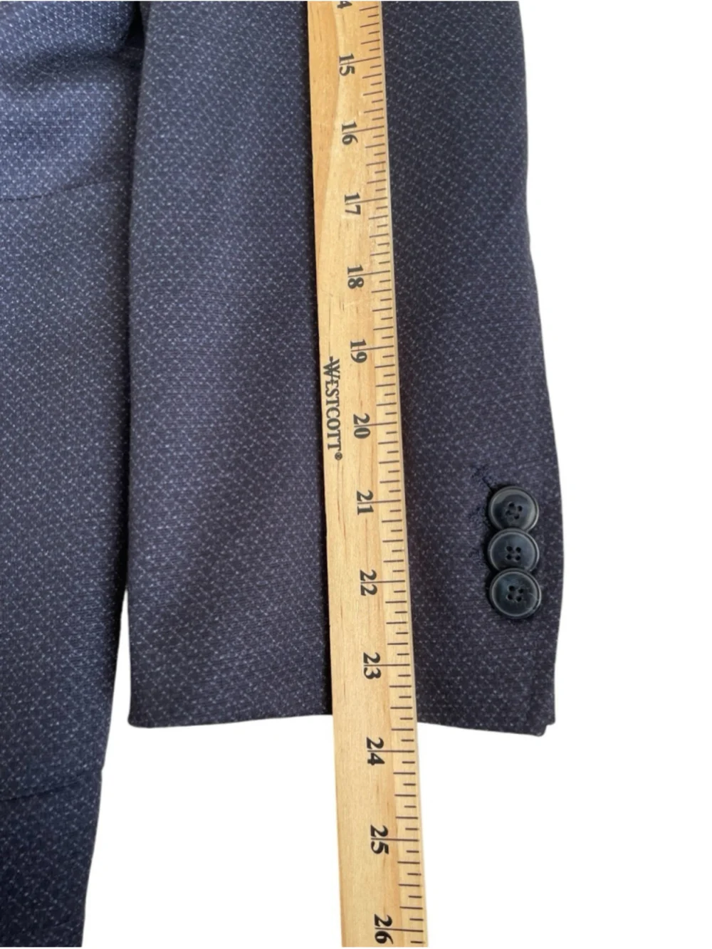Johnston & Murphy Blazer Mens Small Navy XC4 Extreme Comfort City Travel Jacket